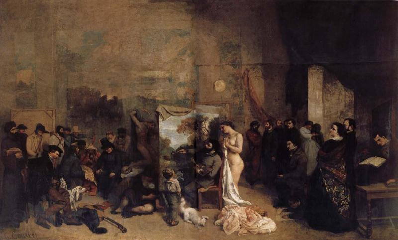 Gustave Courbet The Studio of the Painter